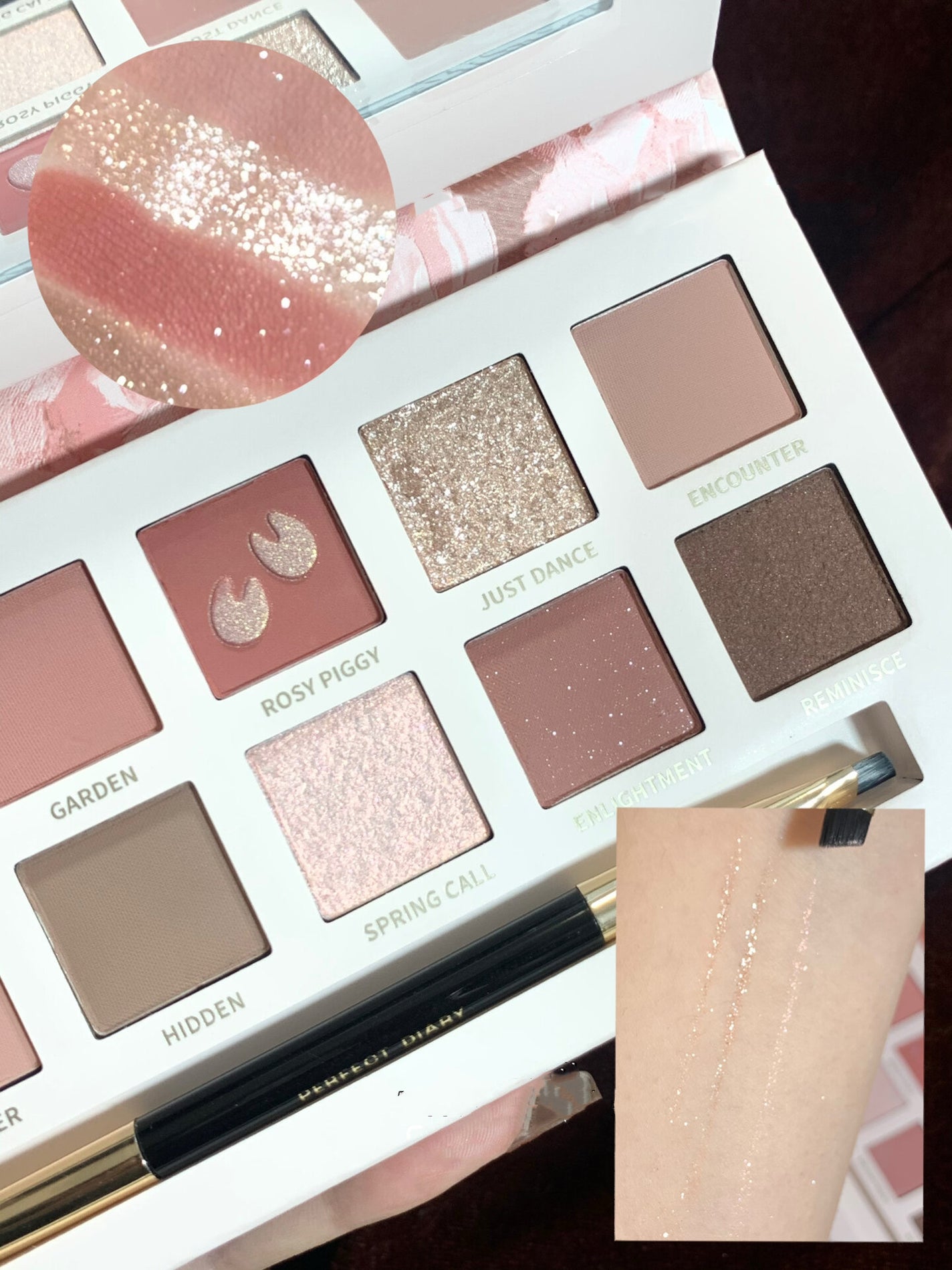 エクスプローラ12色 動物アイシャドウパレット/PERFECT DIARY/アイシャドウパレットを使ったクチコミ(8枚目)