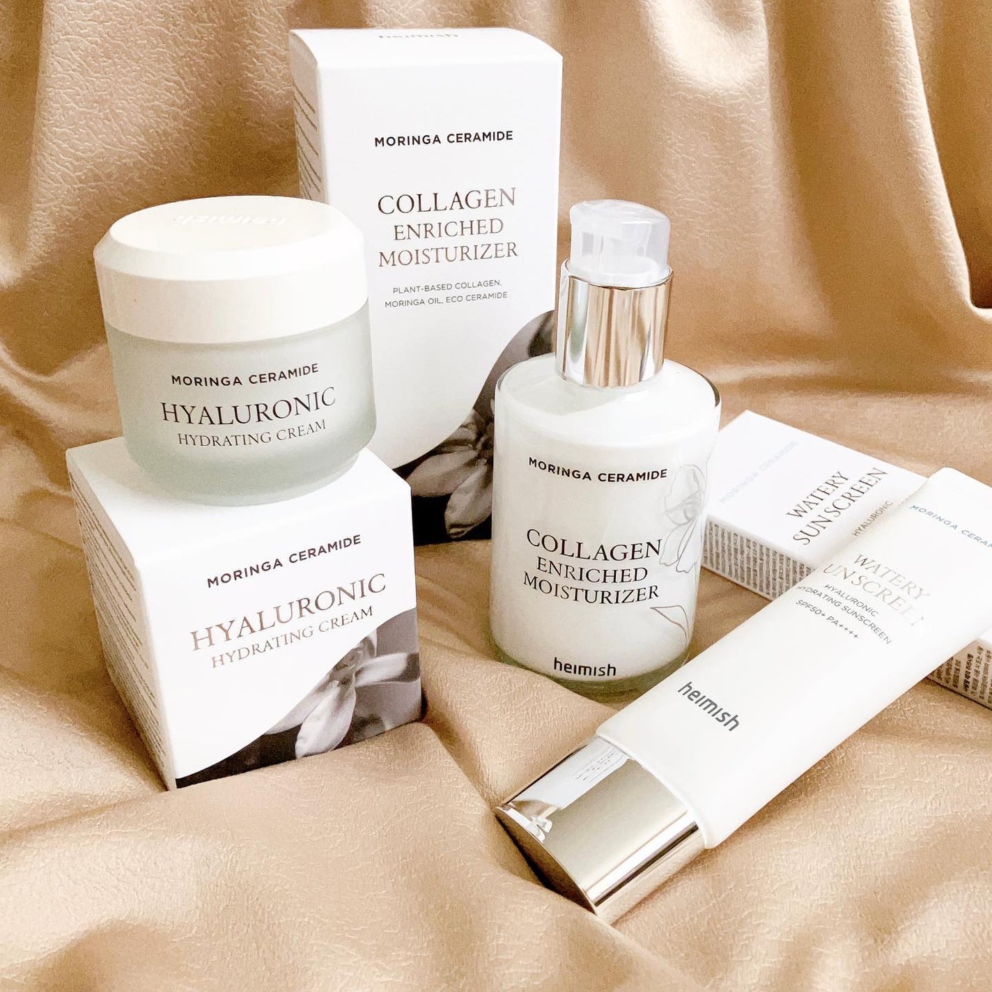 モリンガ セラミド コラーゲン エンリッチド モイスチャライザー/heimish/乳液を使ったクチコミ(1枚目)