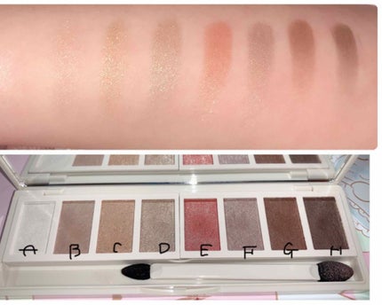 リシェ グラマラスモード アイパレット/Visée/アイシャドウパレットを使ったクチコミ(2枚目)