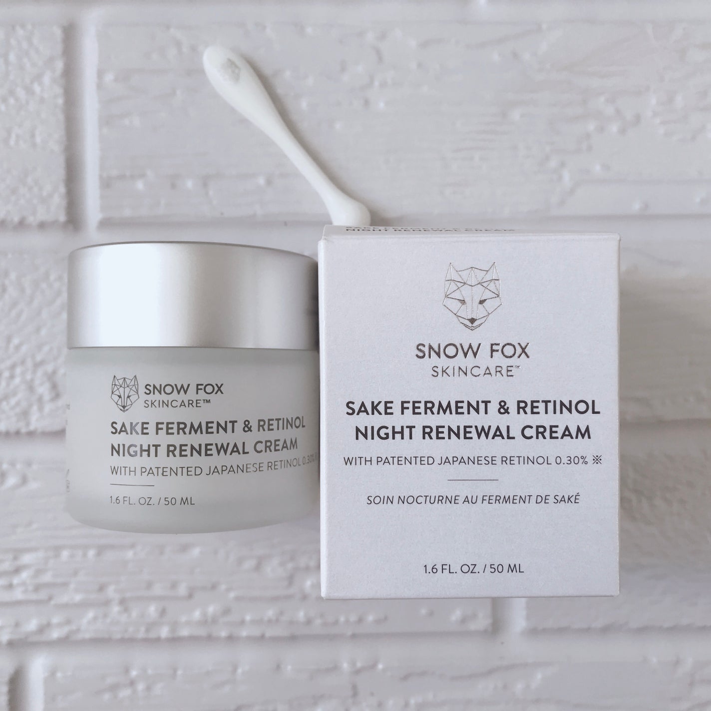 SAKE ナイトクリーム/SNOW FOX SKINCARE/フェイスクリームを使ったクチコミ(3枚目)