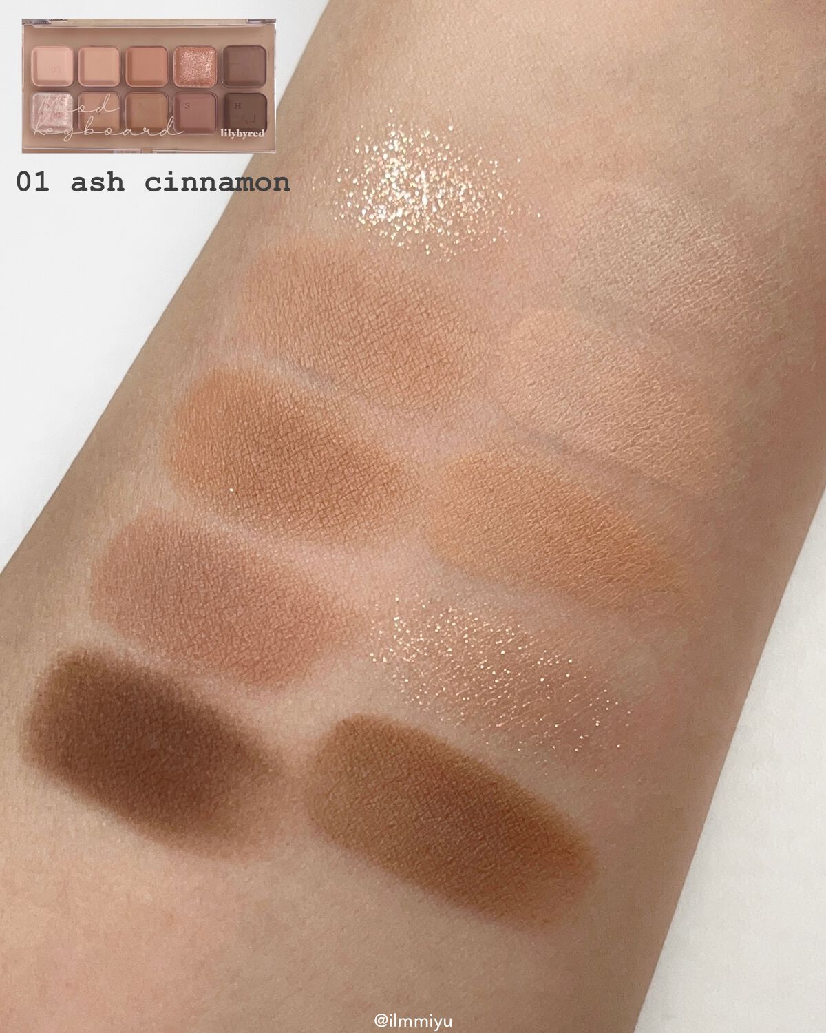 ムードキーボード/lilybyred/アイシャドウパレットを使ったクチコミ（3枚目）