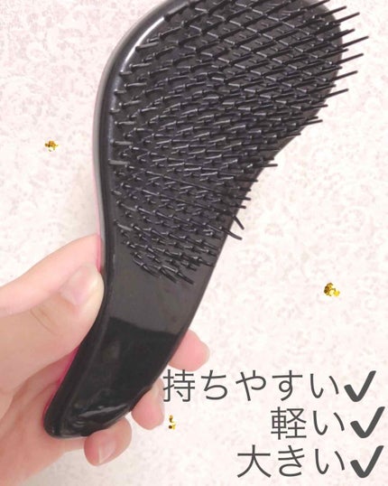 絡みにくい!髪通りなめらか長短2段ヘアブラシ/キャンドゥ/ヘアブラシを使ったクチコミ(2枚目)