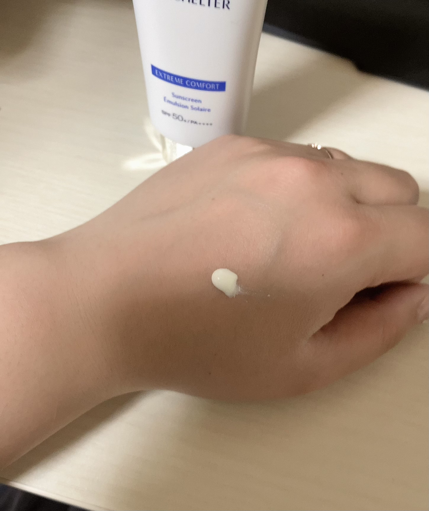 サンシェルター マルチ プロテクション コンフォート 60g/DECORTÉ/日焼け止めミルクを使ったクチコミ（2枚目）
