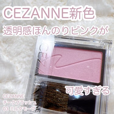 【CEZANNE 12/8発売の新色が可愛すぎる】【じんわり青みピンクで透明感爆上げフェイスに】


こんにちは、とくです🐻

本日はCEZANNEのチークから、新色のミルクモーヴをご紹介します🍓



