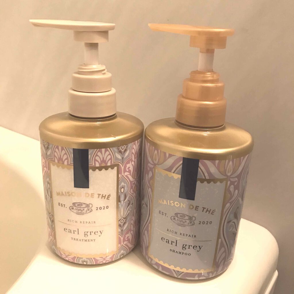 リッチリペア シャンプー/トリートメント/MAISON DE THÉ/市販シャンプーを使ったクチコミ(1枚目)