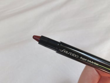 カジャルインクアーティスト 04 Azuki Red/SHISEIDO/ジェル・クリームアイシャドウを使ったクチコミ（2枚目）