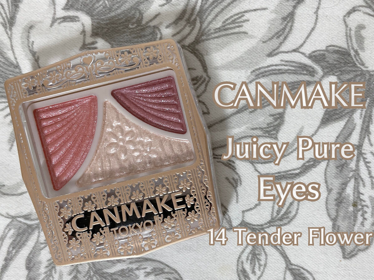 ジューシーピュアアイズ/キャンメイク/アイシャドウパレットを使ったクチコミ（1枚目）