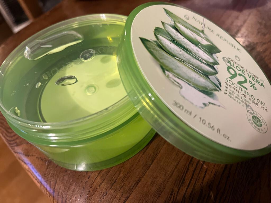 マイルド&モイスチャーアロエジェル/ネイチャーリパブリック/ボディローションを使ったクチコミ(1枚目)