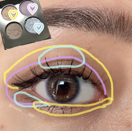 ROEN BEAUTY Eye Shadow Palette/ROEN BEAUTY /アイシャドウパレットを使ったクチコミ(5枚目)