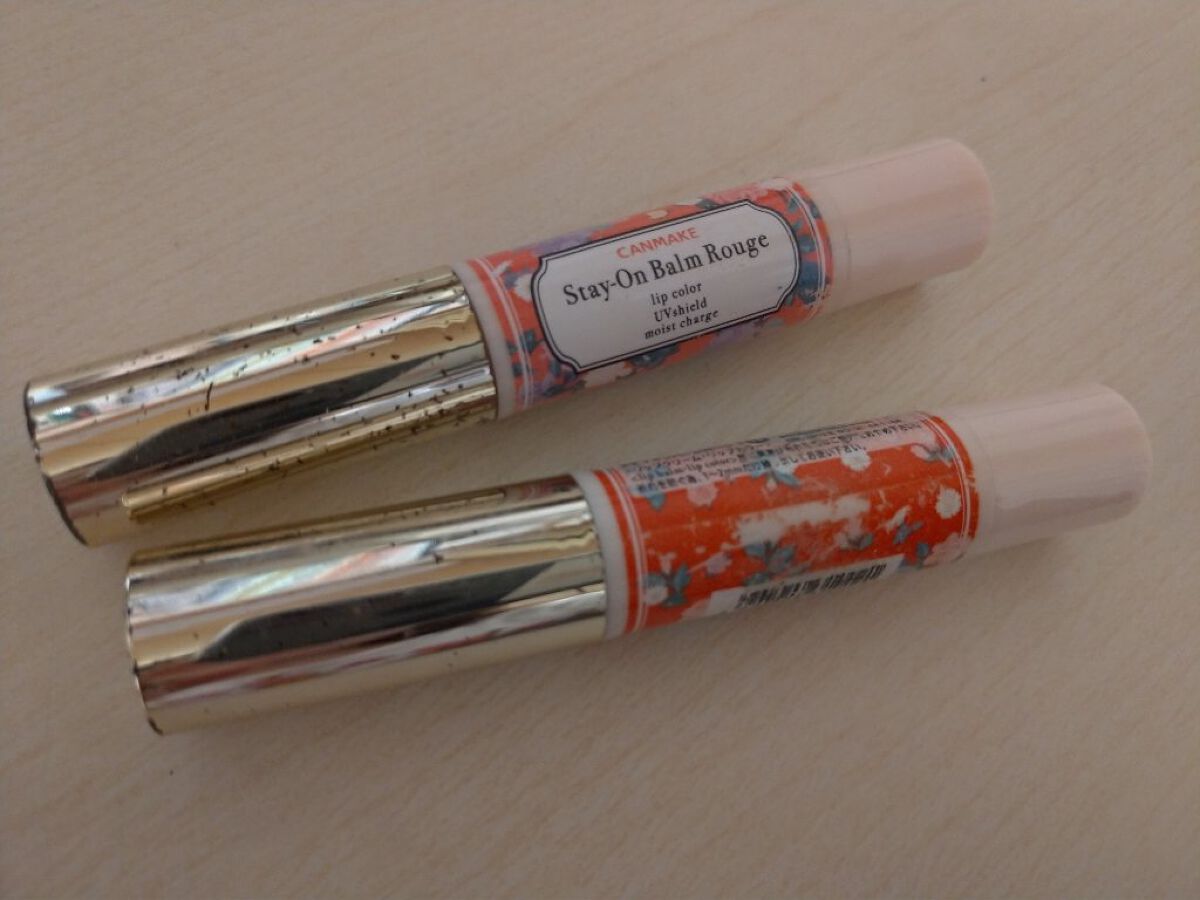 ステイオンバームルージュ（ティントタイプ） T01 リトルアネモネ/キャンメイク/リップティントを使ったクチコミ（1枚目）