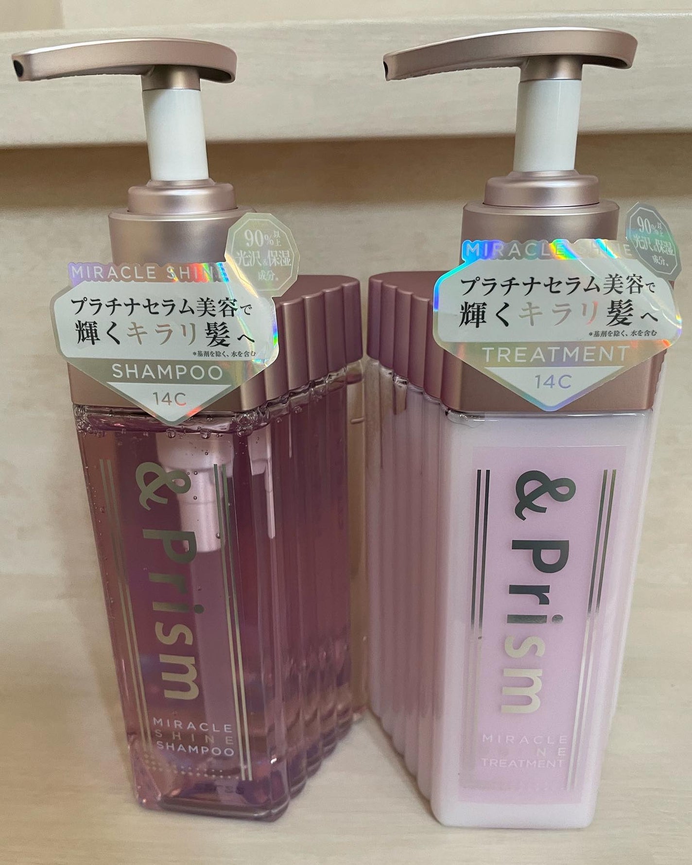 ミラクル シャイン シャンプー/ヘアトリートメント/&Prism/市販シャンプーを使ったクチコミ(1枚目)