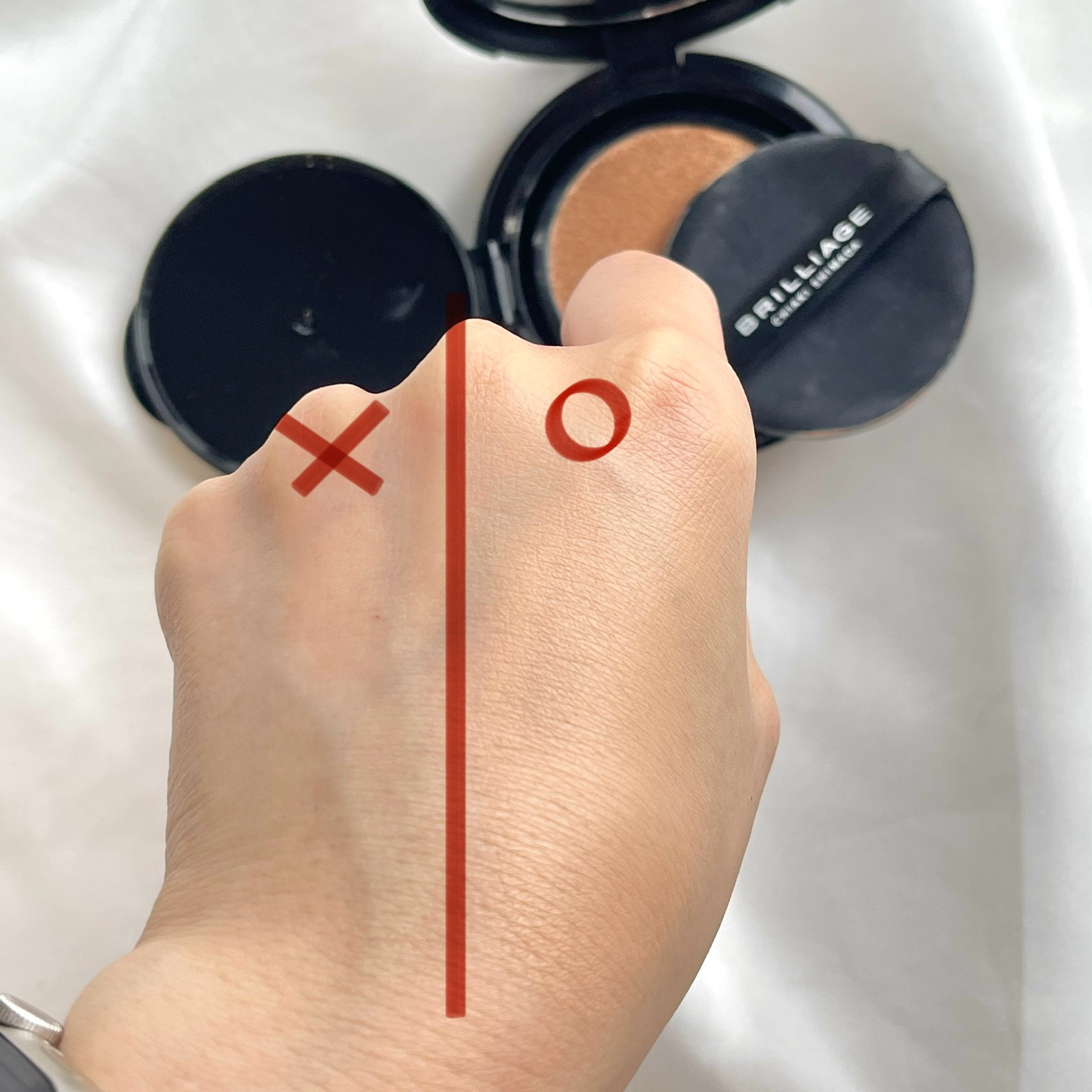 CREATORS LONGWEAR UV CUSHION BRILLIANT SKIN EX/ブリリアージュ/クッションファンデーションを使ったクチコミ（3枚目）