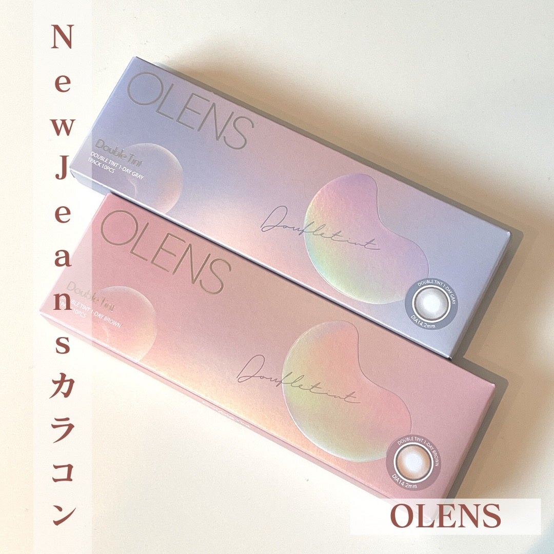 Double Tint 1day/OLENS/カラーコンタクトレンズを使ったクチコミ(1枚目)