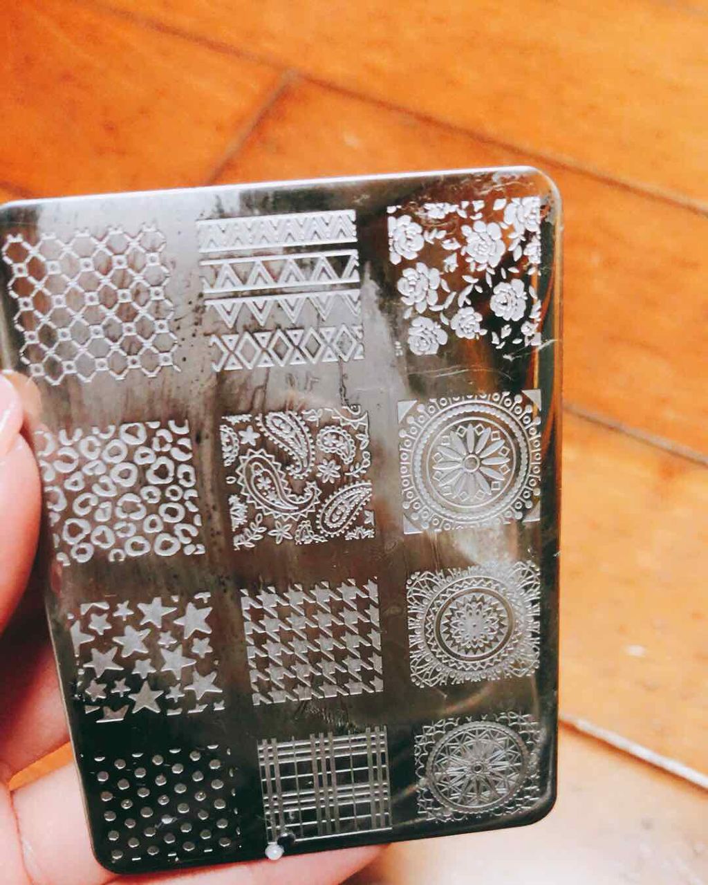 スタンピングネイル プレート/セリア/ネイル用品を使ったクチコミ(2枚目)