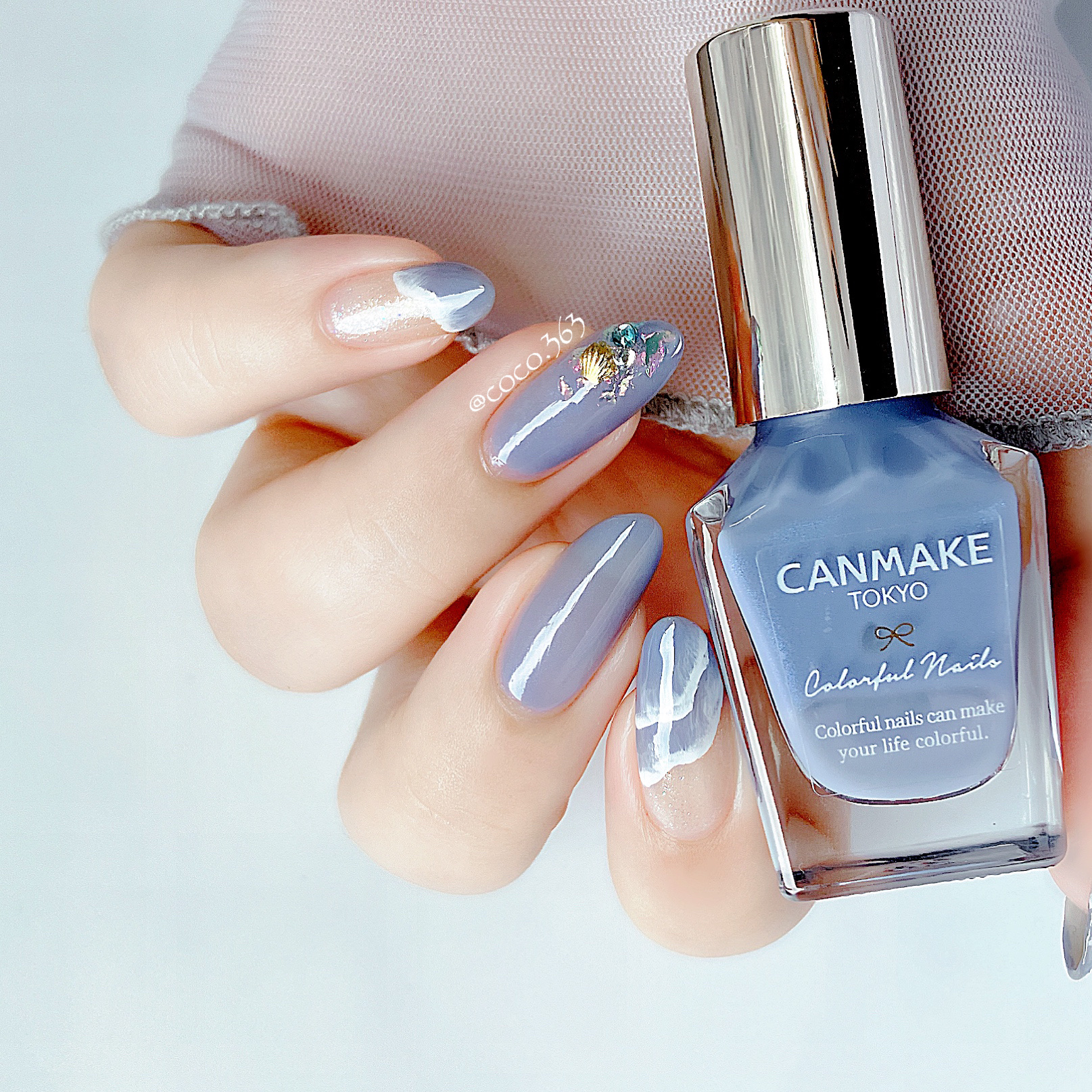 カラフルネイルズ/キャンメイク/マニキュアを使ったクチコミ（3枚目）