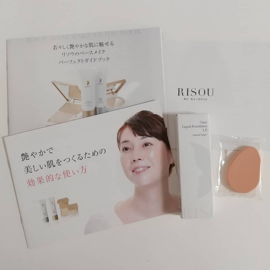 リソウ クリア リキッドファンデーション LE ナチュラルベージュ/リソウコーポレーション/リキッドファンデーションを使ったクチコミ（1枚目）