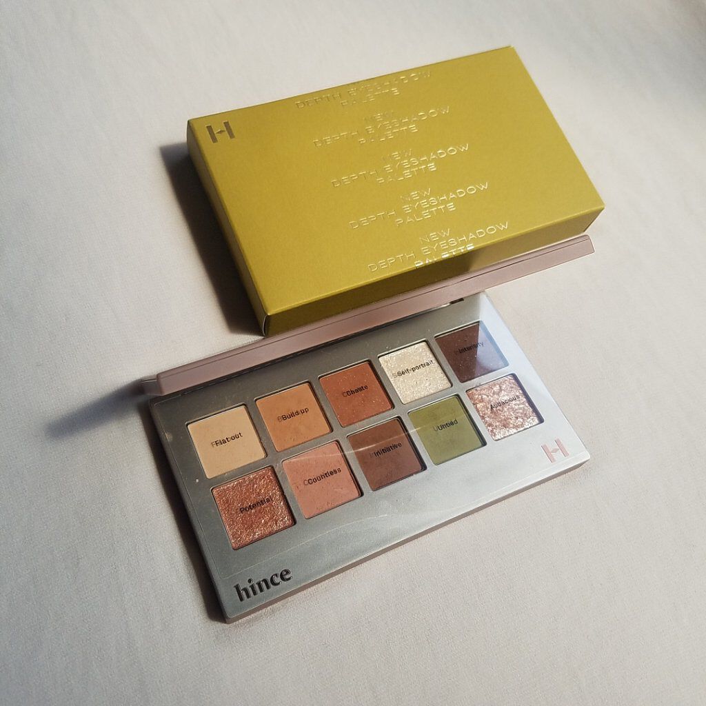 ニューデップスアイシャドウパレット/hince/アイシャドウパレットを使ったクチコミ(4枚目)