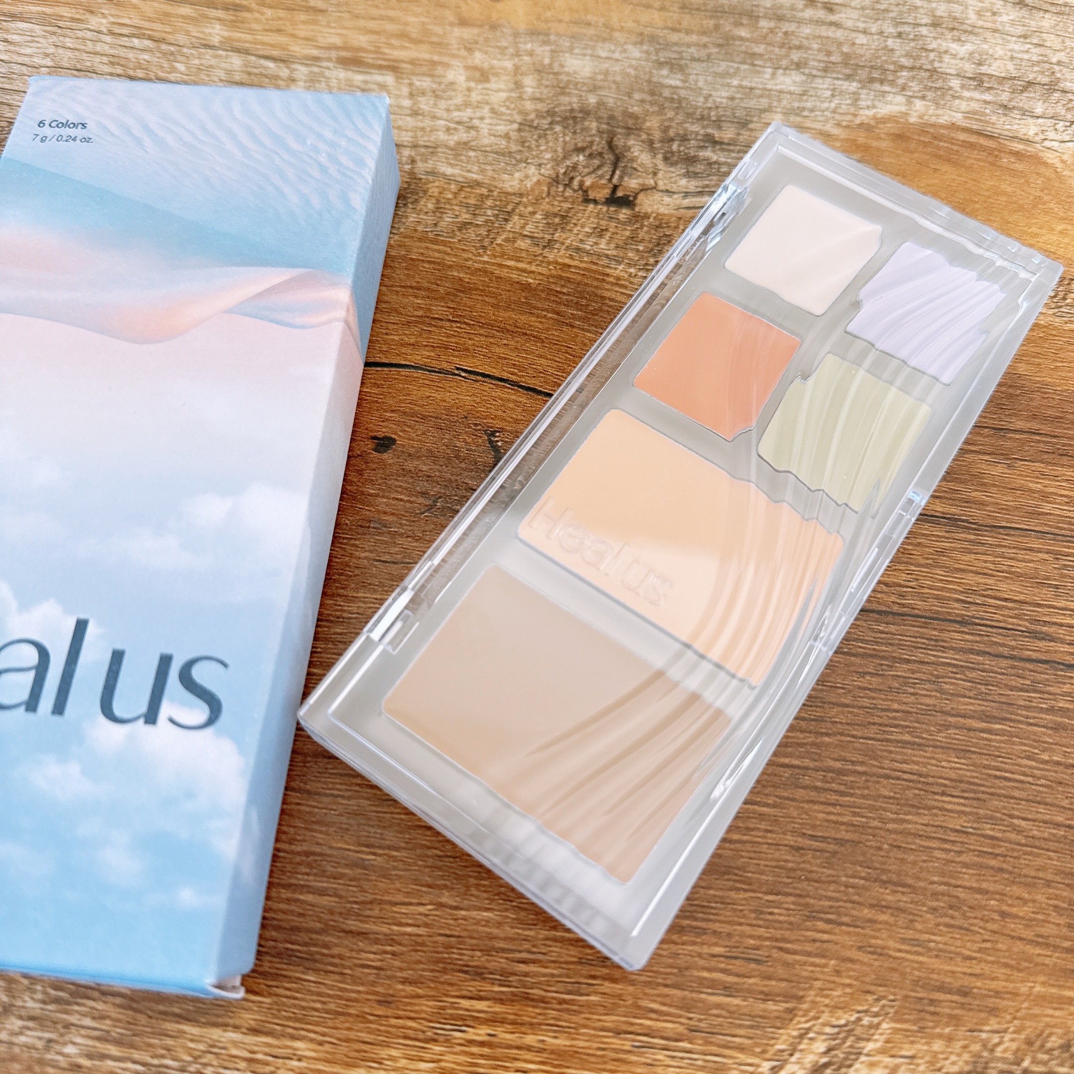 ブリージングコンシーラーパレット/Healus/パレットコンシーラーを使ったクチコミ（2枚目）