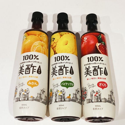 美酢 (希釈タイプ)/美酢(ミチョ)/その他飲むお酢を使ったクチコミ(1枚目)