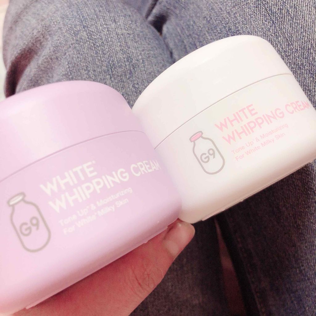 WHITE WHIPPING CREAM(ウユクリーム)/G9SKIN/化粧下地を使ったクチコミ(2枚目)