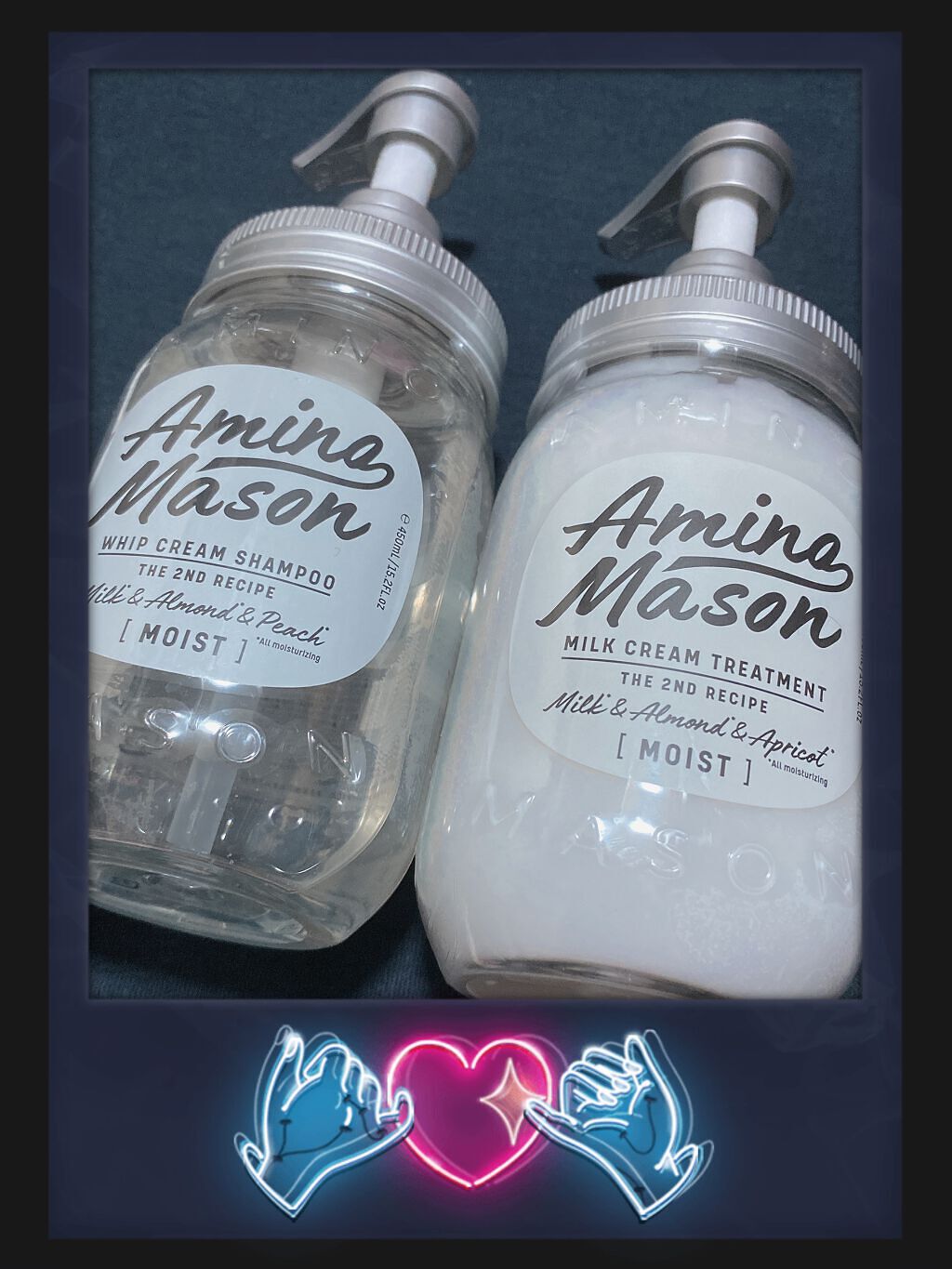 アミノメイソン ディープモイスト ホイップクリーム シャンプー/ミルククリーム ヘアトリートメント/アミノメイソン/市販シャンプーを使ったクチコミ（1枚目）