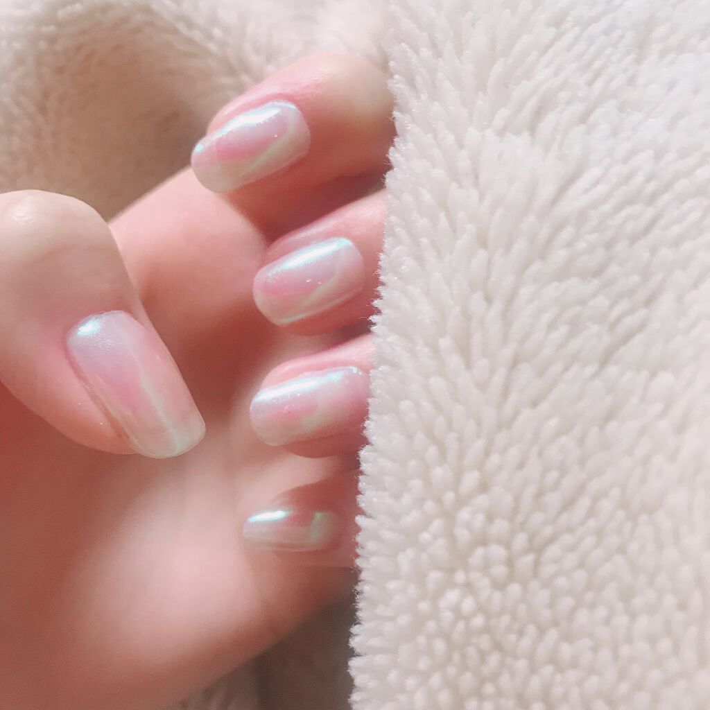 フェアリーダストパウダーオーロラピーコック/キャンドゥ/ネイルシールを使ったクチコミ（1枚目）