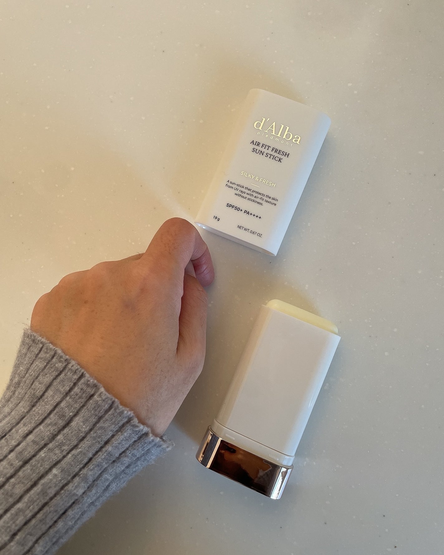 エアーフィットフレッシュサンスティック/ダルバ/日焼け止めスティックを使ったクチコミ(2枚目)