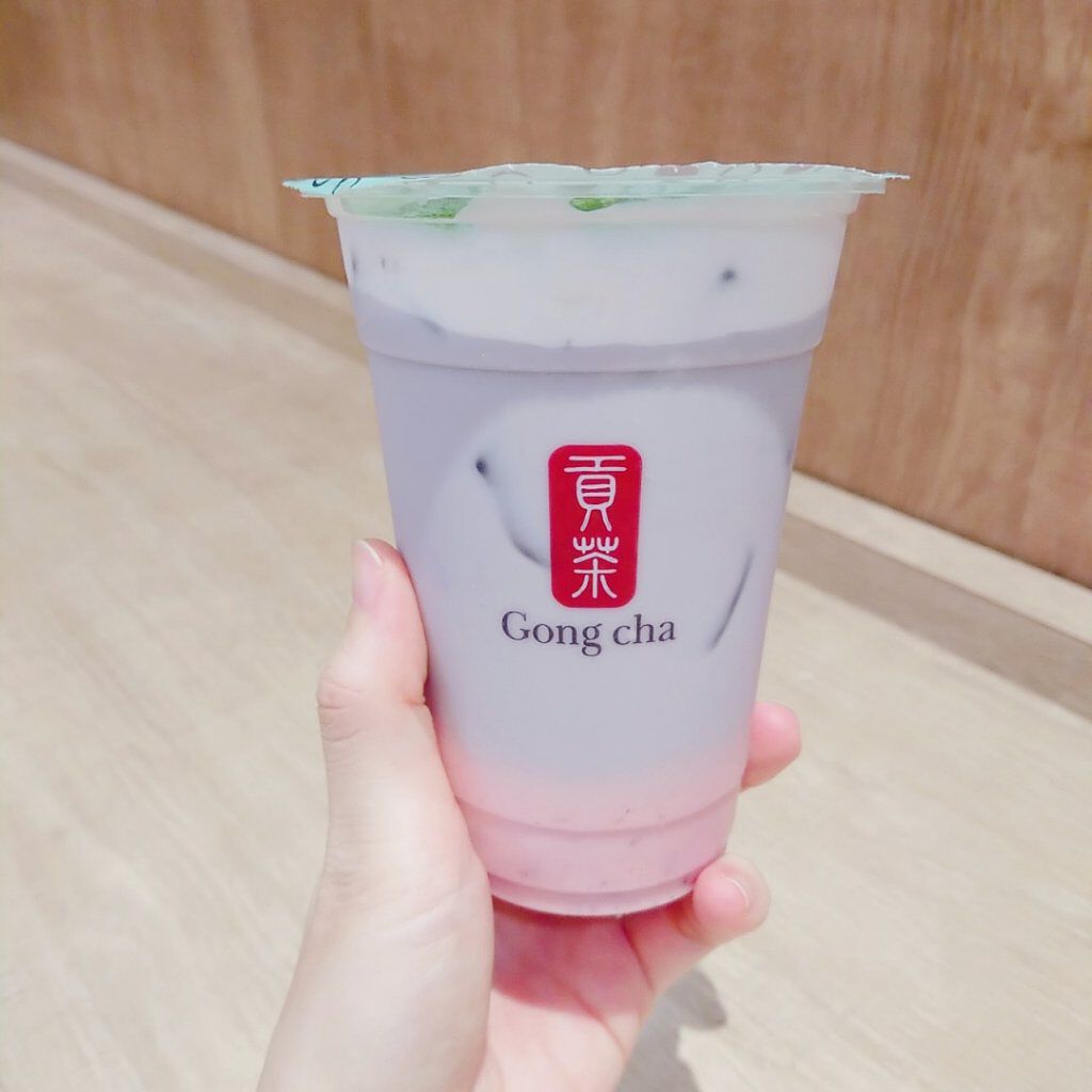 Gongcha(ゴンチャ) タロ ストロベリーミルク