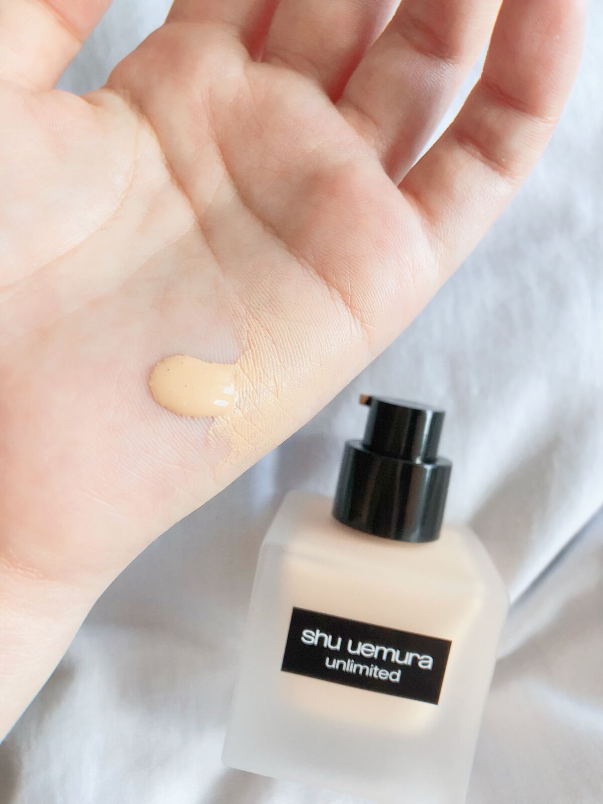 (旧)アンリミテッド ラスティング フルイド/shu uemura/リキッドファンデーションを使ったクチコミ(5枚目)