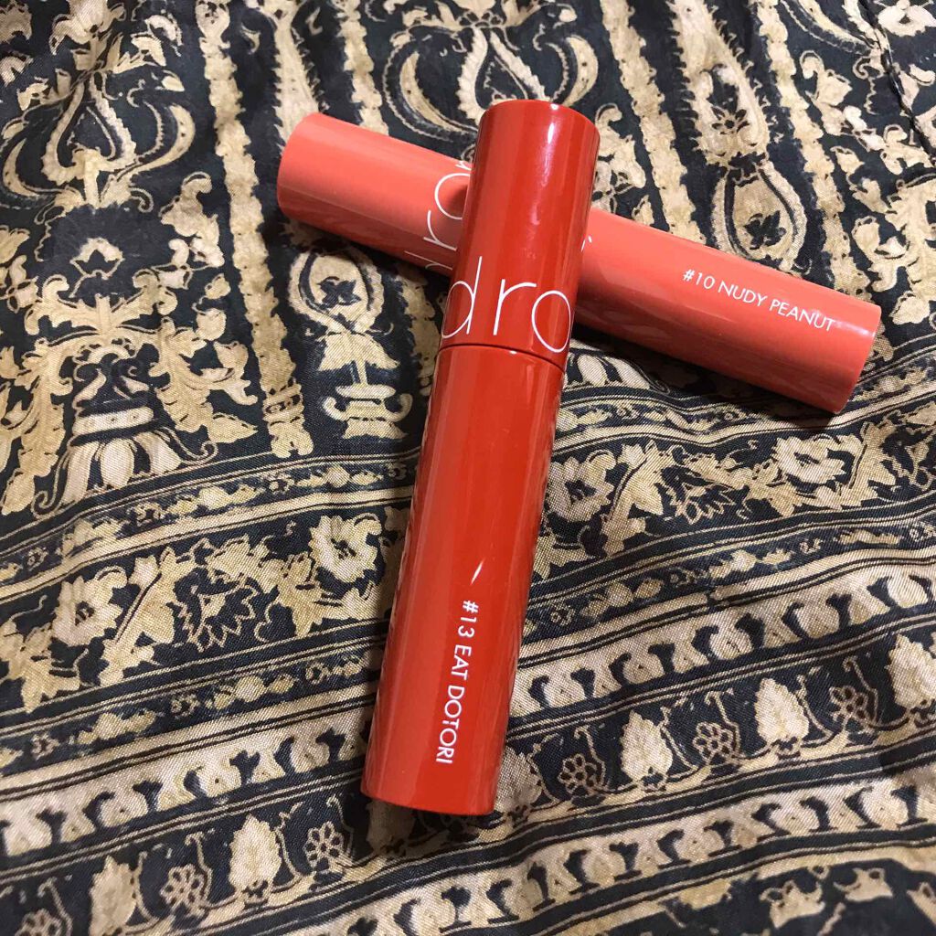 ジューシーラスティングティント/rom&nd/リップティントを使ったクチコミ（3枚目）