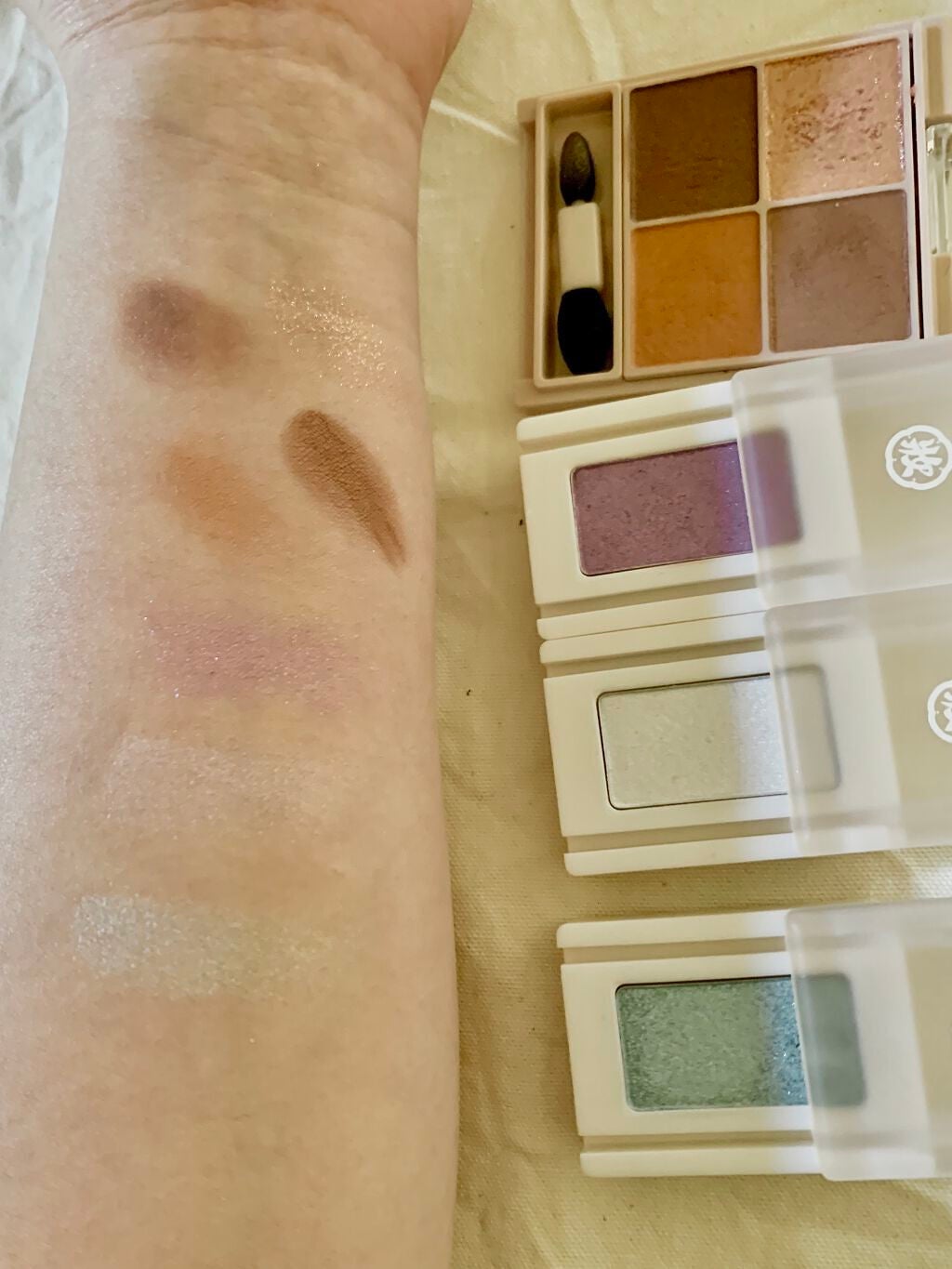 麻雀アイシャドウ/和粧/単色アイシャドウを使ったクチコミ(1枚目)