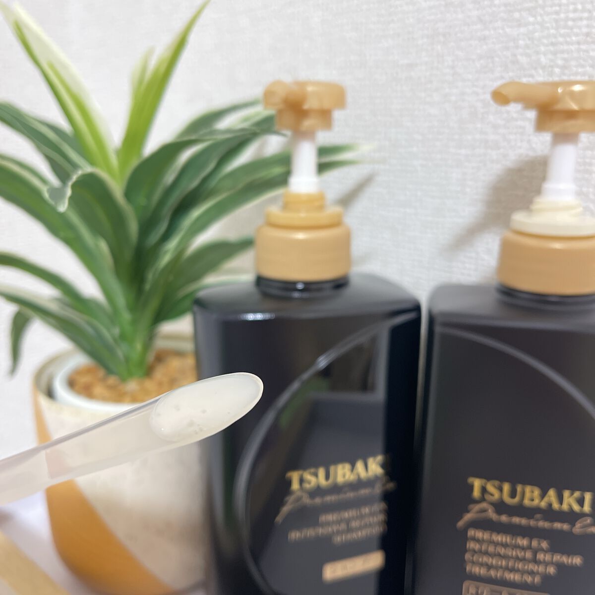 プレミアムEX インテンシブリペア <シャンプー>/コンディショナー<ヘアトリートメント> /TSUBAKI/市販シャンプーを使ったクチコミ(2枚目)