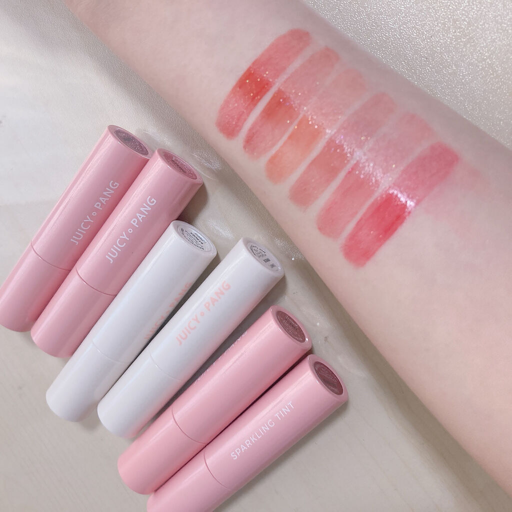 アピュー ジューシーパン スパークリングティント/A’pieu/口紅を使ったクチコミ（3枚目）