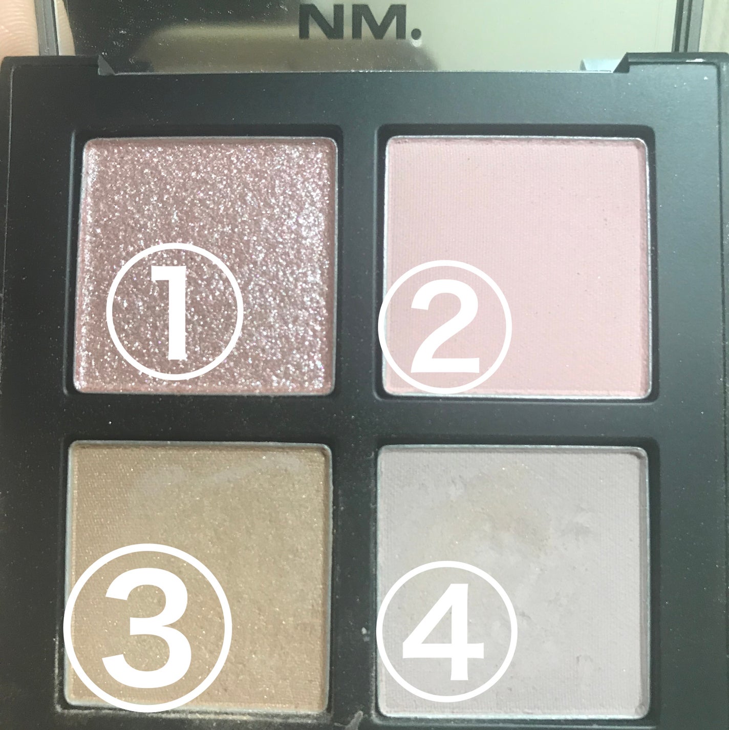 COLORFUL EYE PALETTE/NAMING./アイシャドウパレットを使ったクチコミ(2枚目)