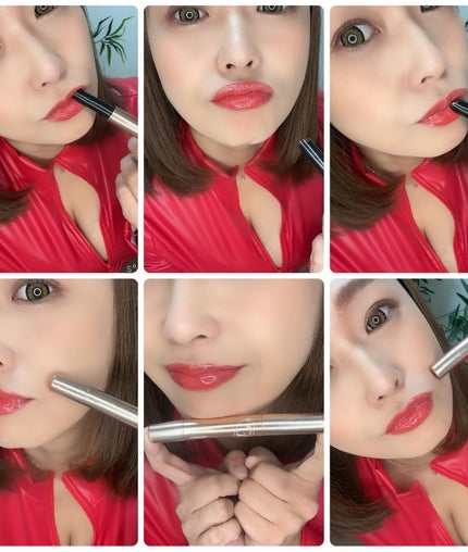 ゲットイットティントグレーズバーム/TONYMOLY/リップティントを使ったクチコミ(4枚目)