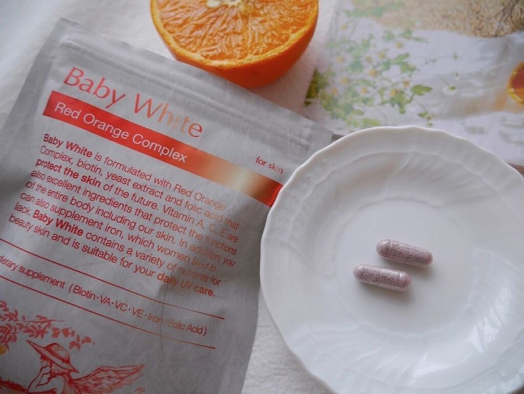 Baby White 60粒/renaTerra/美容サプリメントを使ったクチコミ（2枚目）