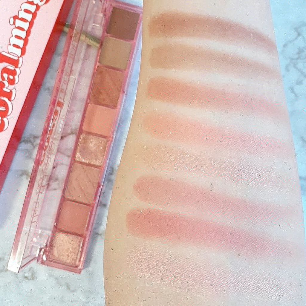 オール テイク ムード パレット(24AD) 【旧】02 LALA CORALMINGO/PERIPERA/アイシャドウパレットを使ったクチコミ（3枚目）