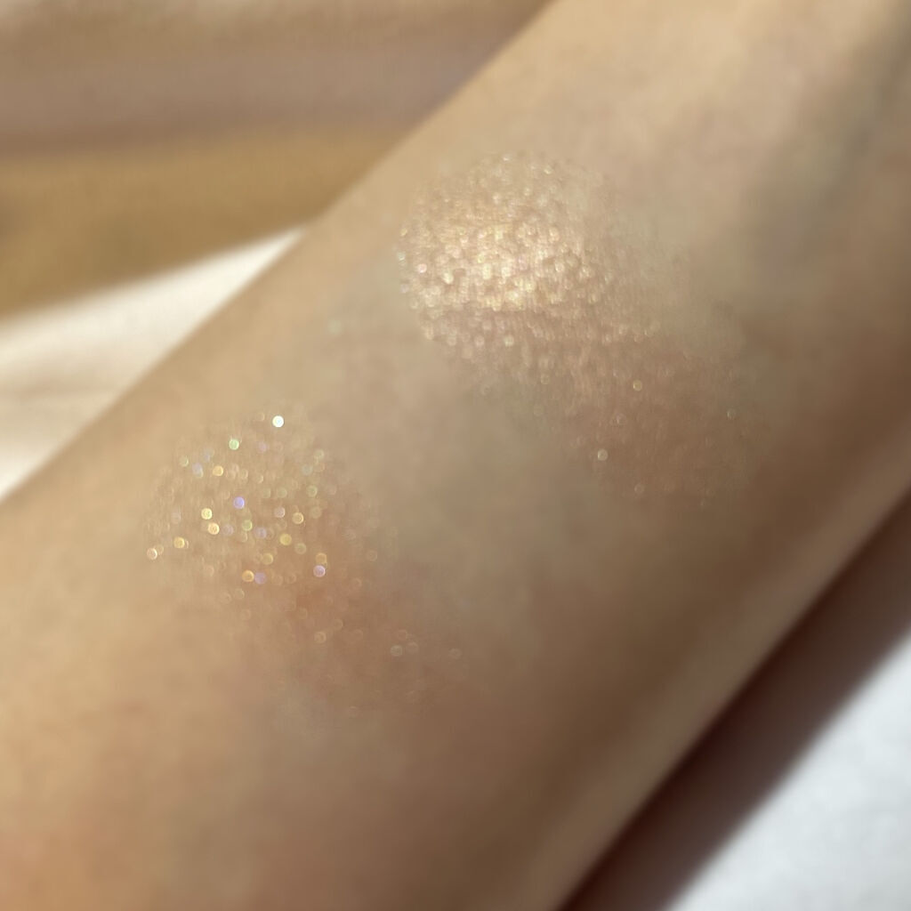 グリッター シャドウ カラー/rom&nd/グリッターを使ったクチコミ（3枚目）