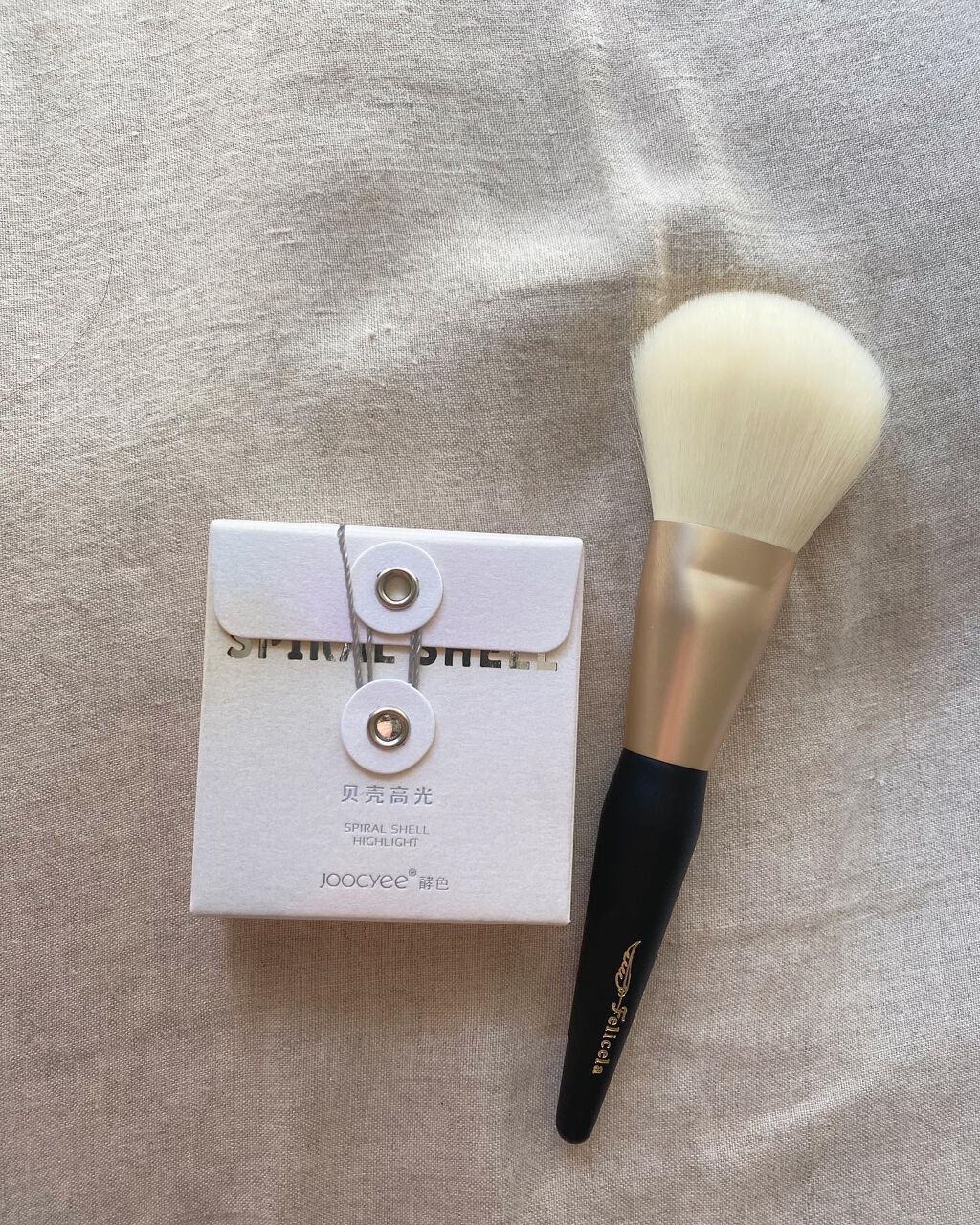 チークブラシ(先丸)/フェリセラ/メイクブラシを使ったクチコミ(1枚目)