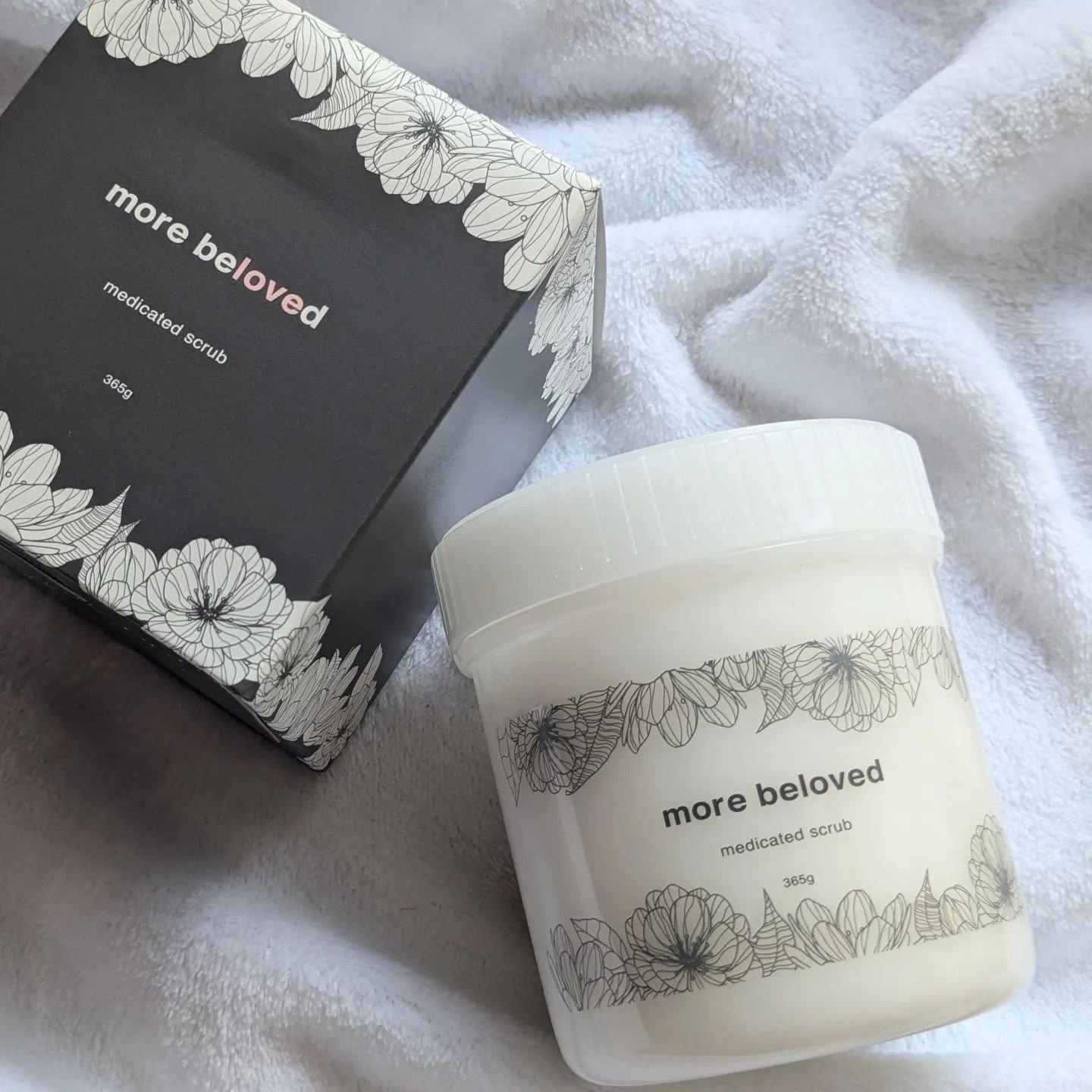 メディケイテッドスクラブ/more beloved/ボディスクラブを使ったクチコミ（2枚目）