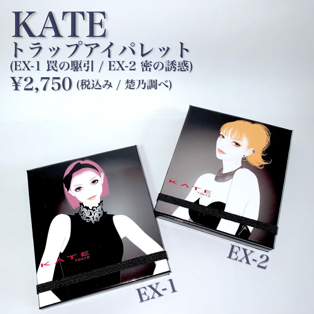 トラップアイパレット/KATE/アイシャドウパレットを使ったクチコミ（2枚目）