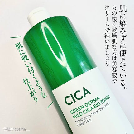 グリーン ダーマCICAビックトナー/ネイチャーリパブリック/化粧水を使ったクチコミ(5枚目)