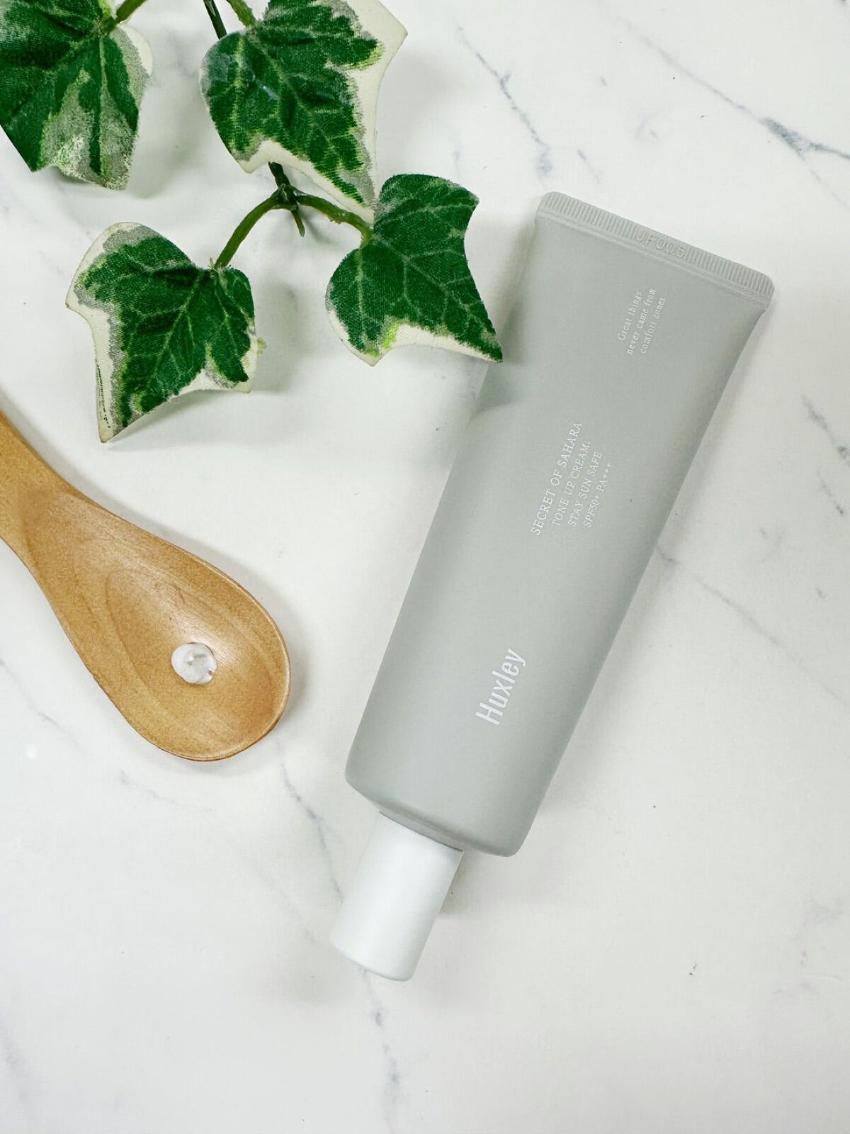 トーンアップクリーム ; ステイサンセーフ/Huxley/化粧下地を使ったクチコミ（1枚目）