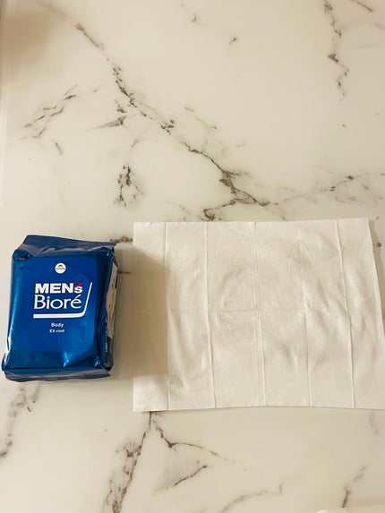 ボディシート 極冷感タイプ/メンズビオレ/ボディシートを使ったクチコミ(4枚目)