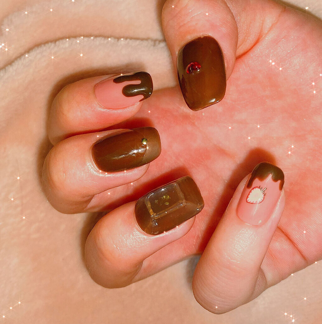 ジェルネイル（ライト対応）/セリア/ジェルネイルを使ったクチコミ（3枚目）