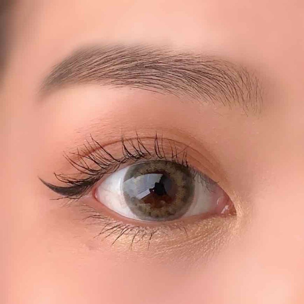 LIL MOON 1month スキングレージュ/LILMOON/１ヶ月（１MONTH）カラコンを使ったクチコミ（2枚目）