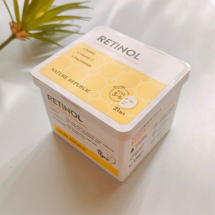 キューブマスク レチノール/ネイチャーリパブリック/シートマスク・パックを使ったクチコミ(2枚目)