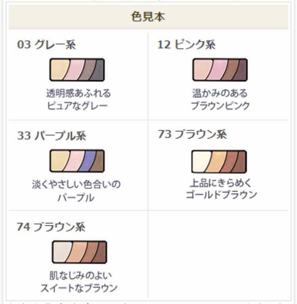 グラデーション アイ カラー(チップ付)/ちふれ/アイシャドウパレットを使ったクチコミ(3枚目)