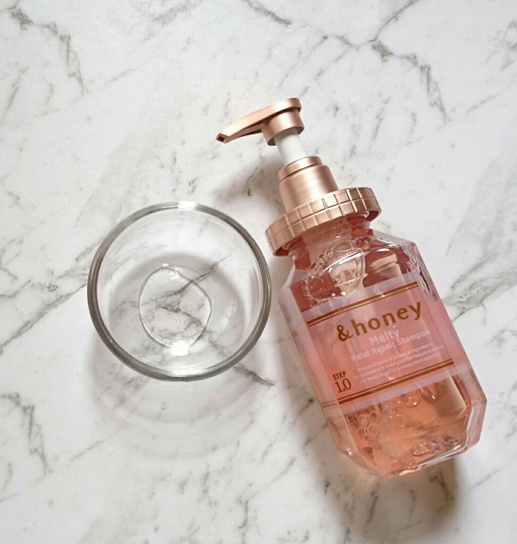 &honey Melty モイストリペア シャンプー1.0／モイストリペア ヘアトリートメント2.0/&honey/市販シャンプーを使ったクチコミ（2枚目）