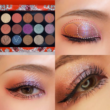 Luminous Legends: Mega Eye Shadow Palette/PAT McGRATH LABS/アイシャドウパレットを使ったクチコミ(4枚目)